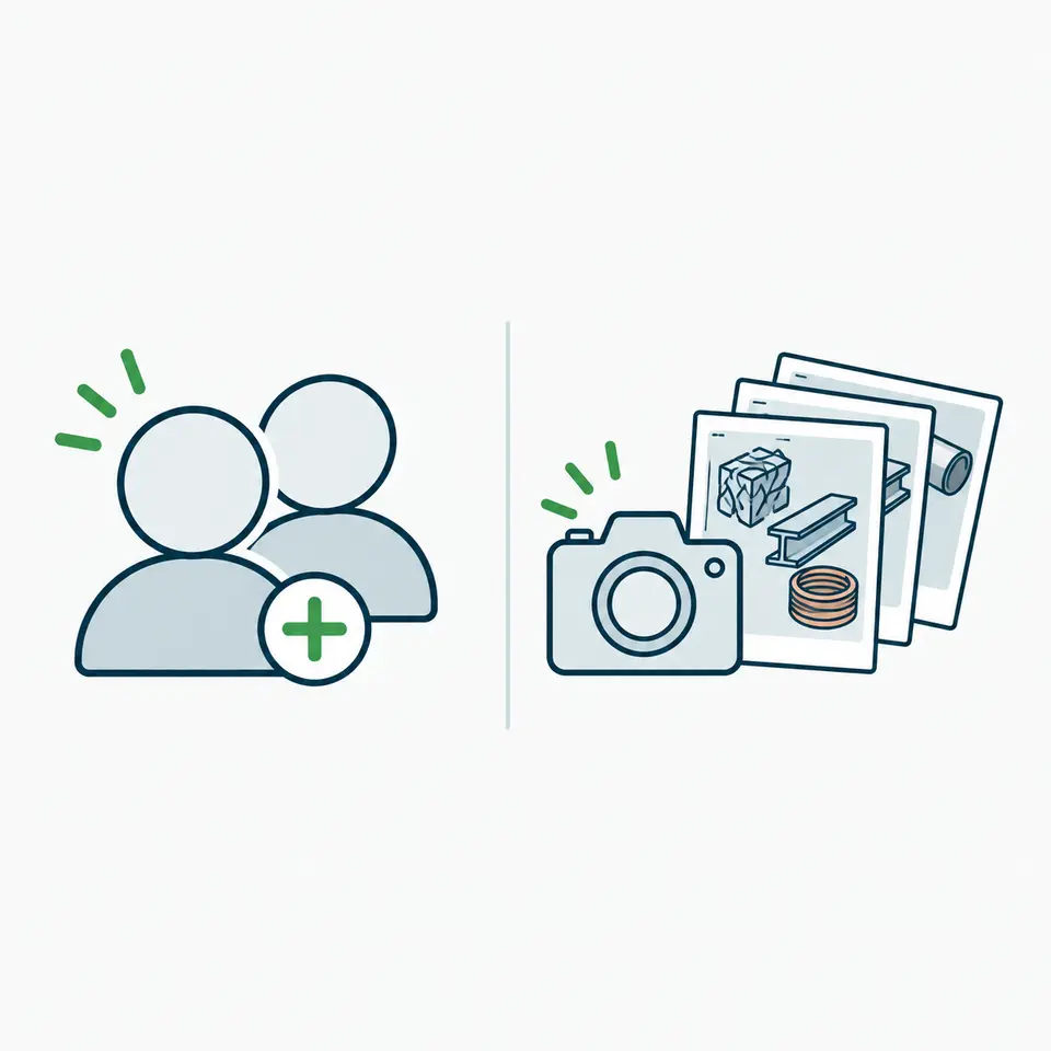 Extra gebruiker en extra artikelfoto's